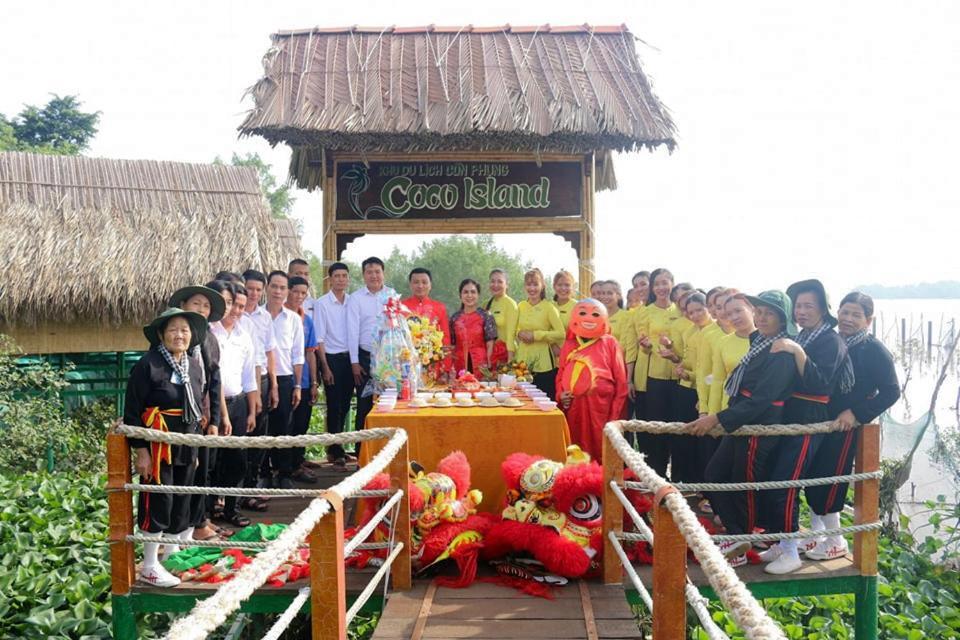 מלון Ben Tre Coco Island Con Phung מראה חיצוני תמונה